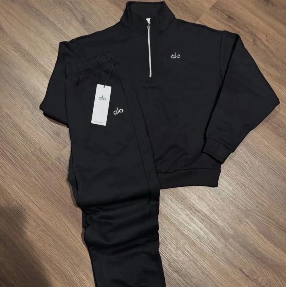 Alo Black Tracksuit Set